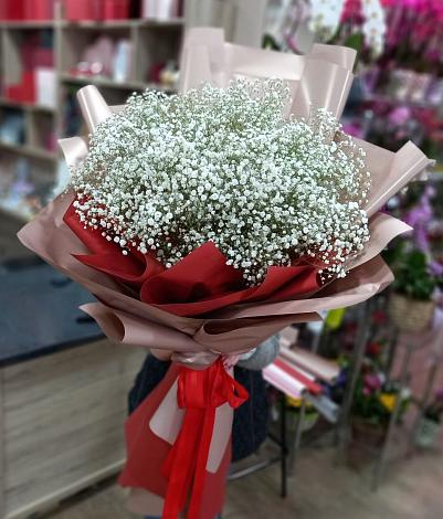 Букет цветов из: Гипсофила в Бикине