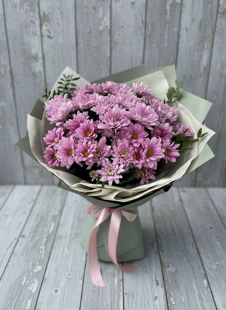 Букет цветов из: Хризантемы в Бикине