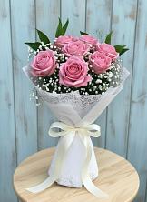 Букет цветов из:  Розы в Бикине