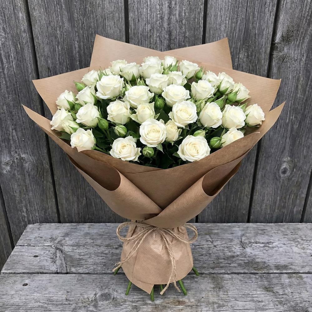 Букет цветов из: Розы в Бикине