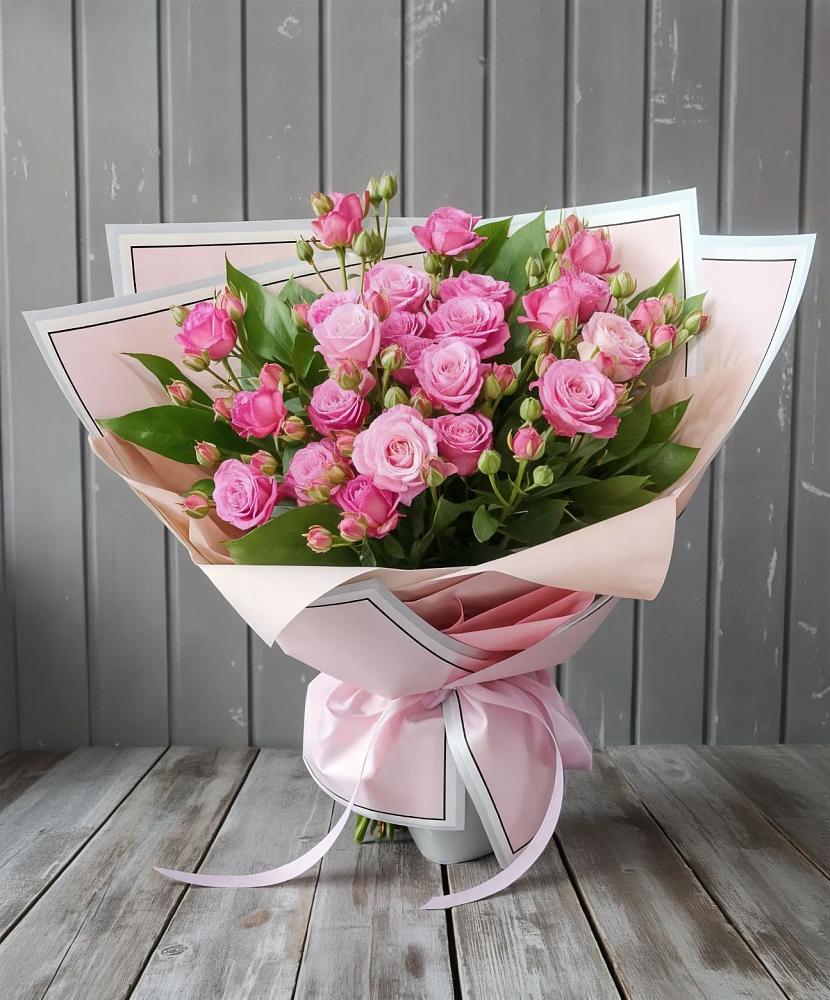 Букет Розовый кустик в Бикине