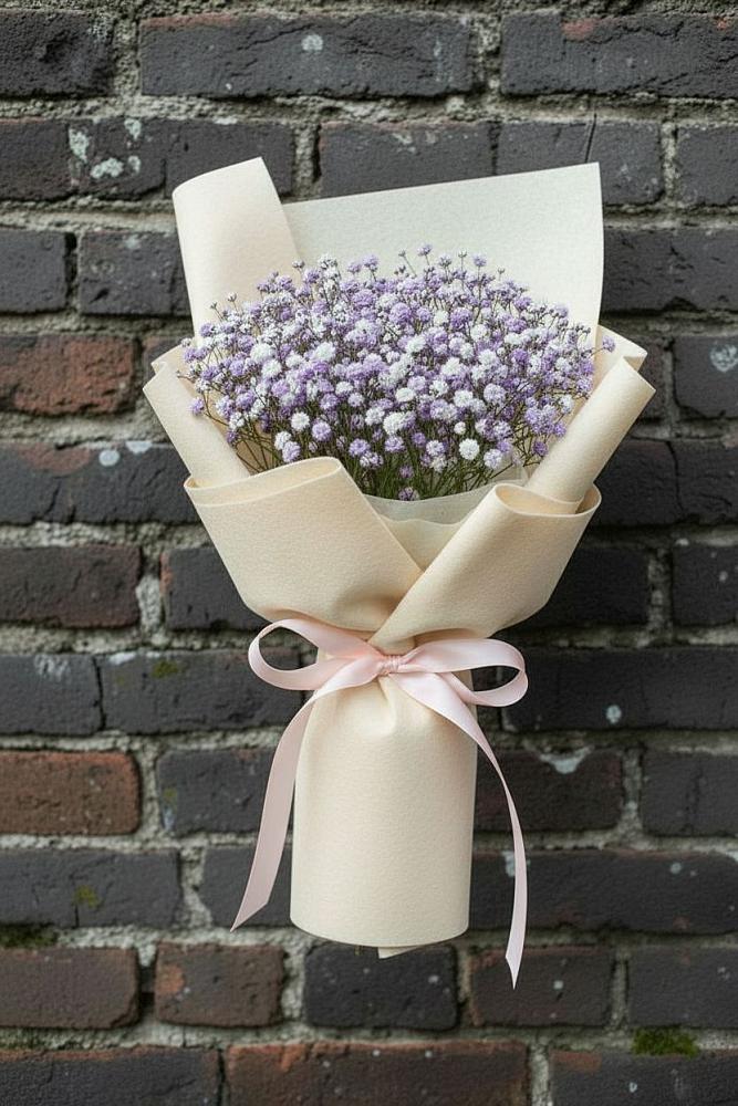 Букет цветов из: Гипсофила в Бикине