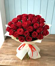 Букет 29 Красных роз в Бикине