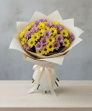 Букет цветов из:  Хризантемы #REPLACE_PRED# Бикине