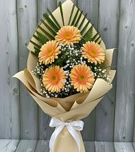 Букет цветов из:  Герберы в Бикине