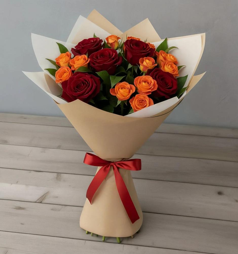 Букет Любовь и восторг в Бикине